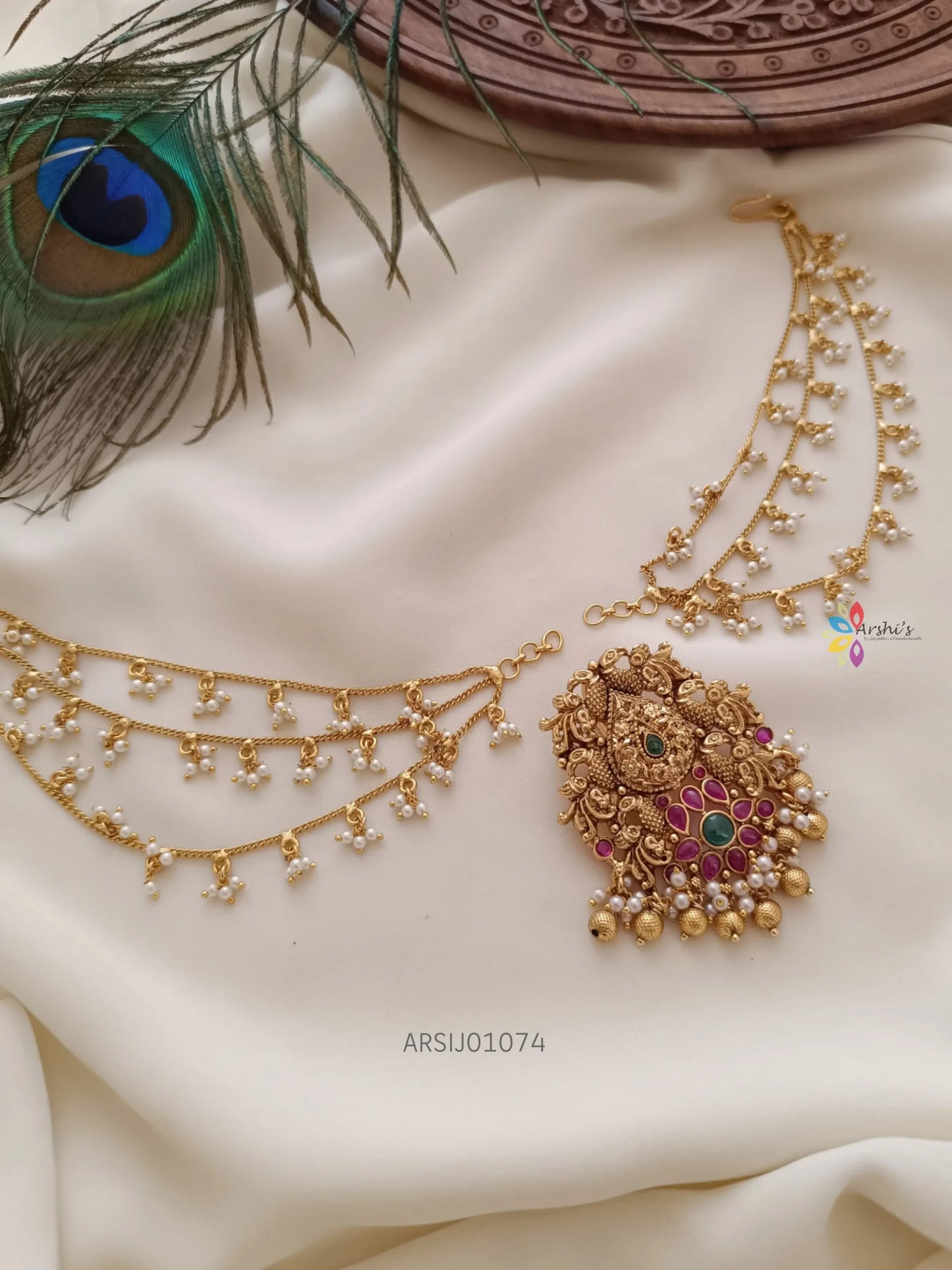 Peacock Design Choti Hair Accessorie