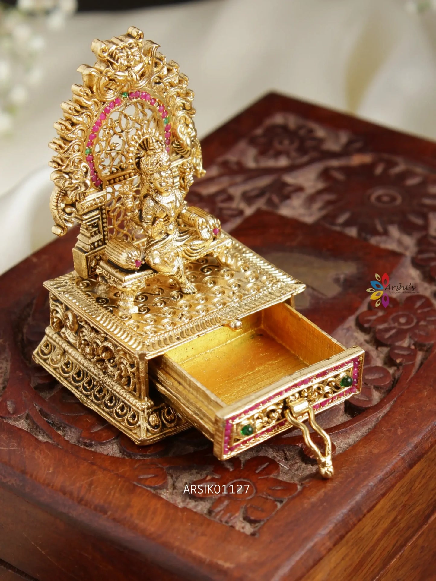 Goddess Lakshmi Kumkum Box