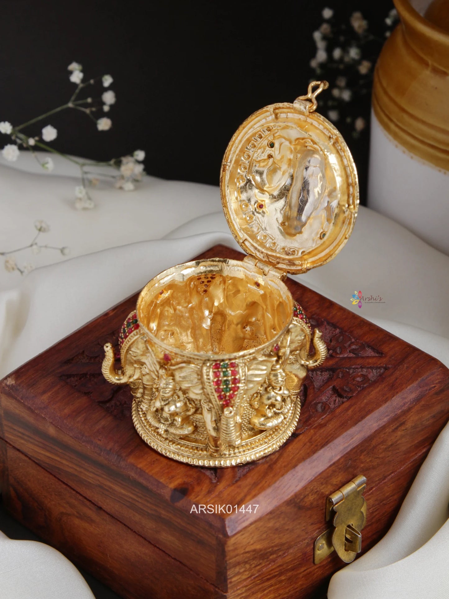 Lord Balaji Kumkum Box