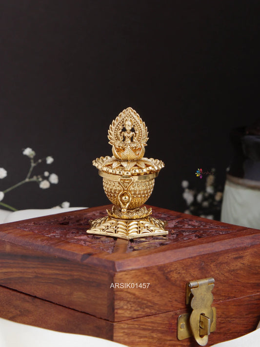 Plain Lakshmi Kumkum Box