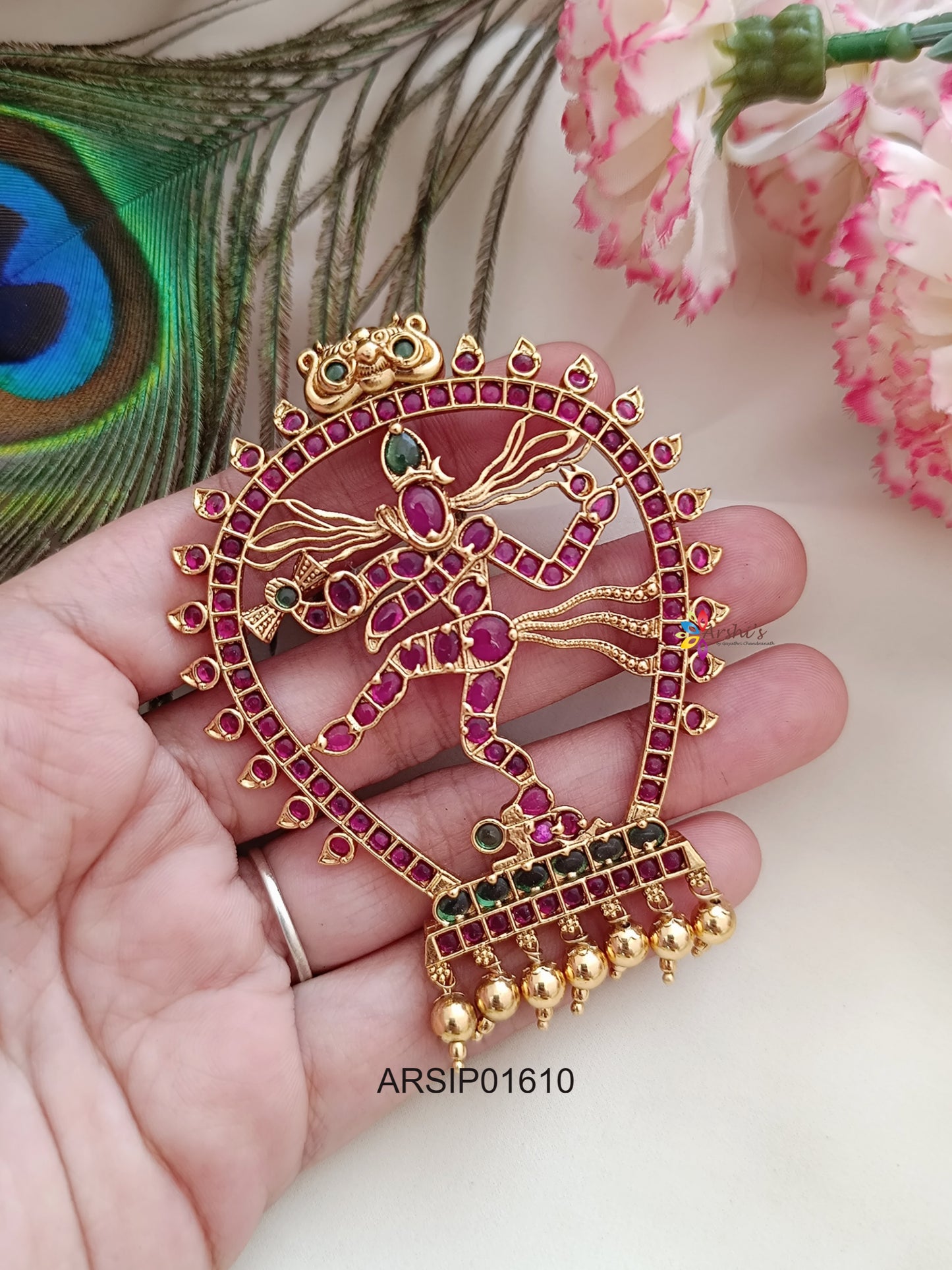 Natraja Royal Kemp Stone Pendant