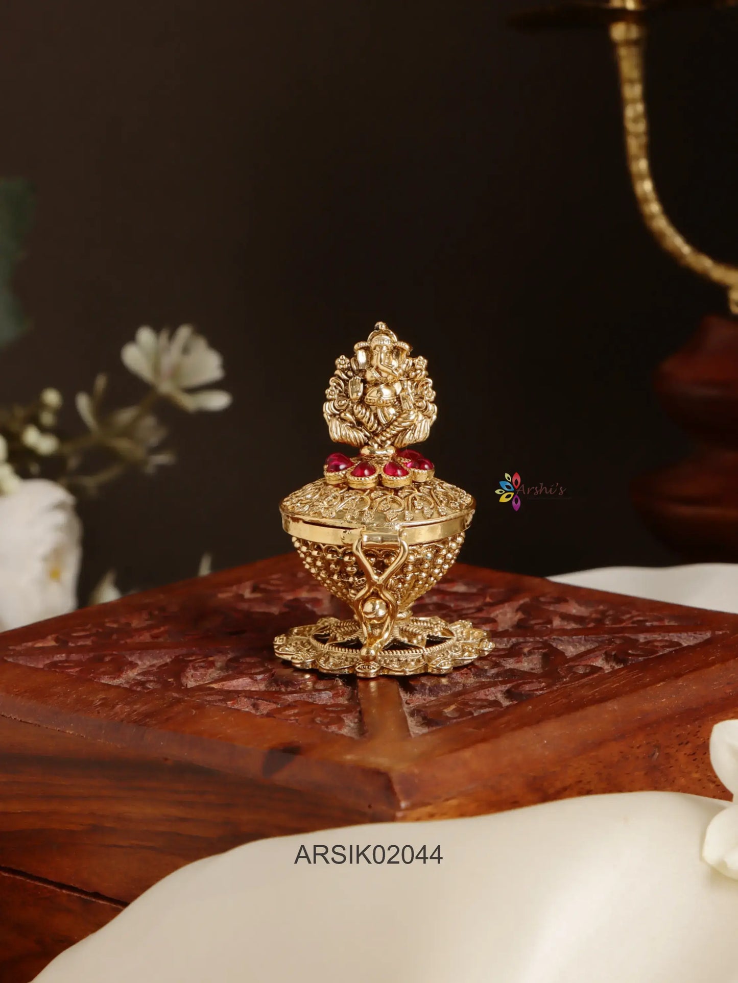 Ganesha Idol Kumkum Box