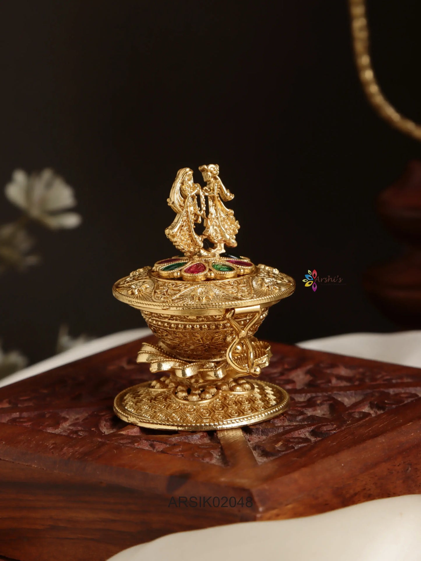 Bride and Groom Kumkum Box