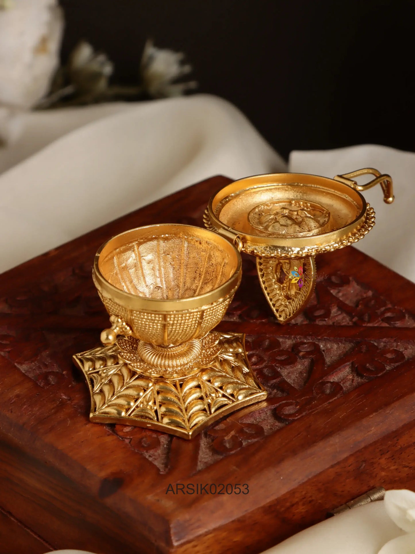 Traditional Ganesha Kumkum Box