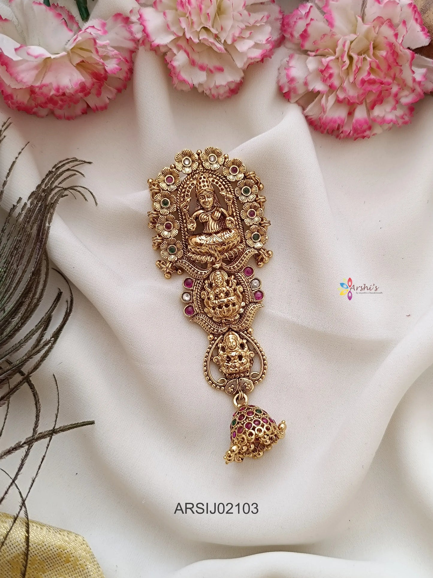 Traditional Temple Hair Brooch