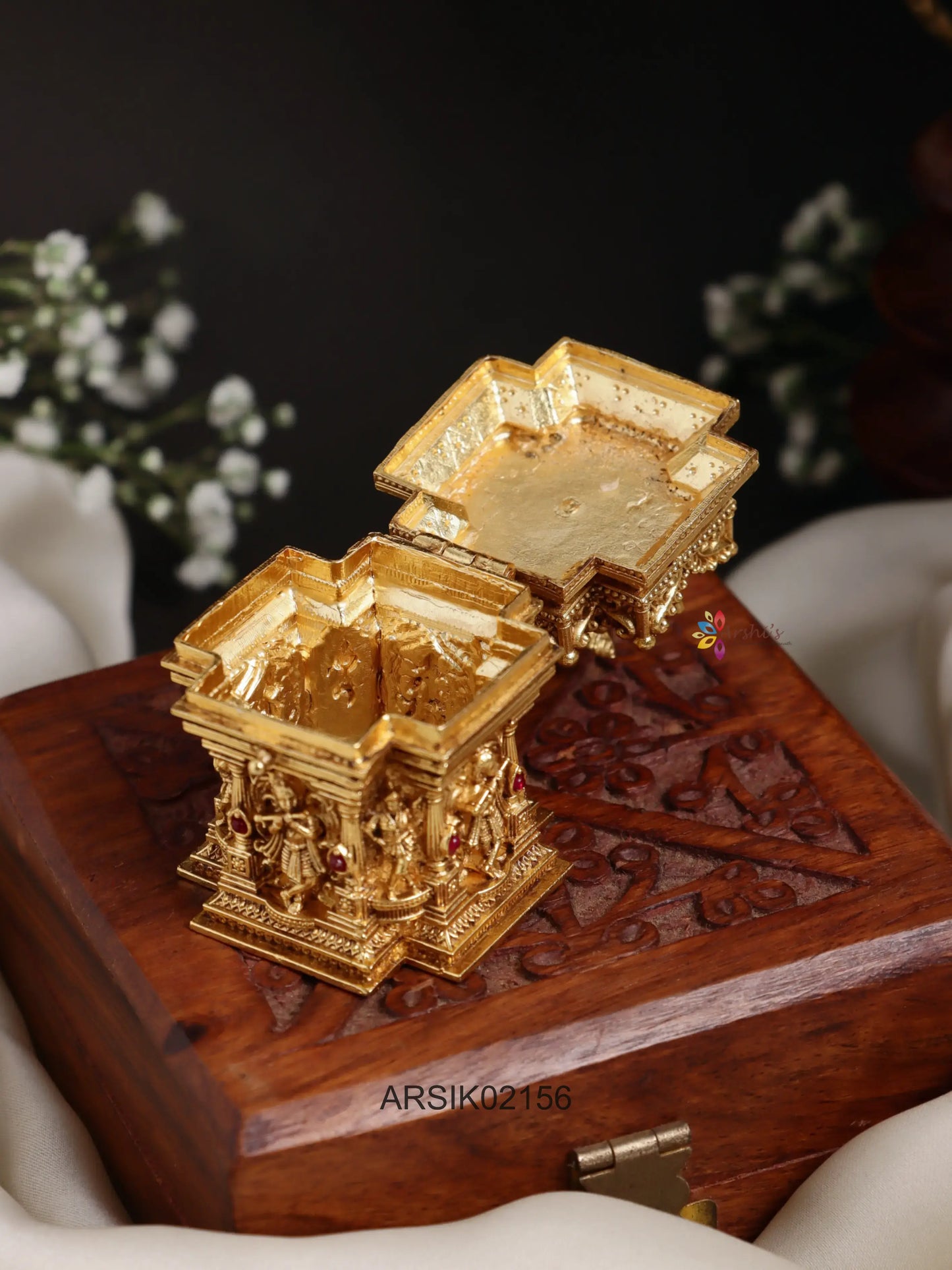 Krishna Thulasi Kumkum Box