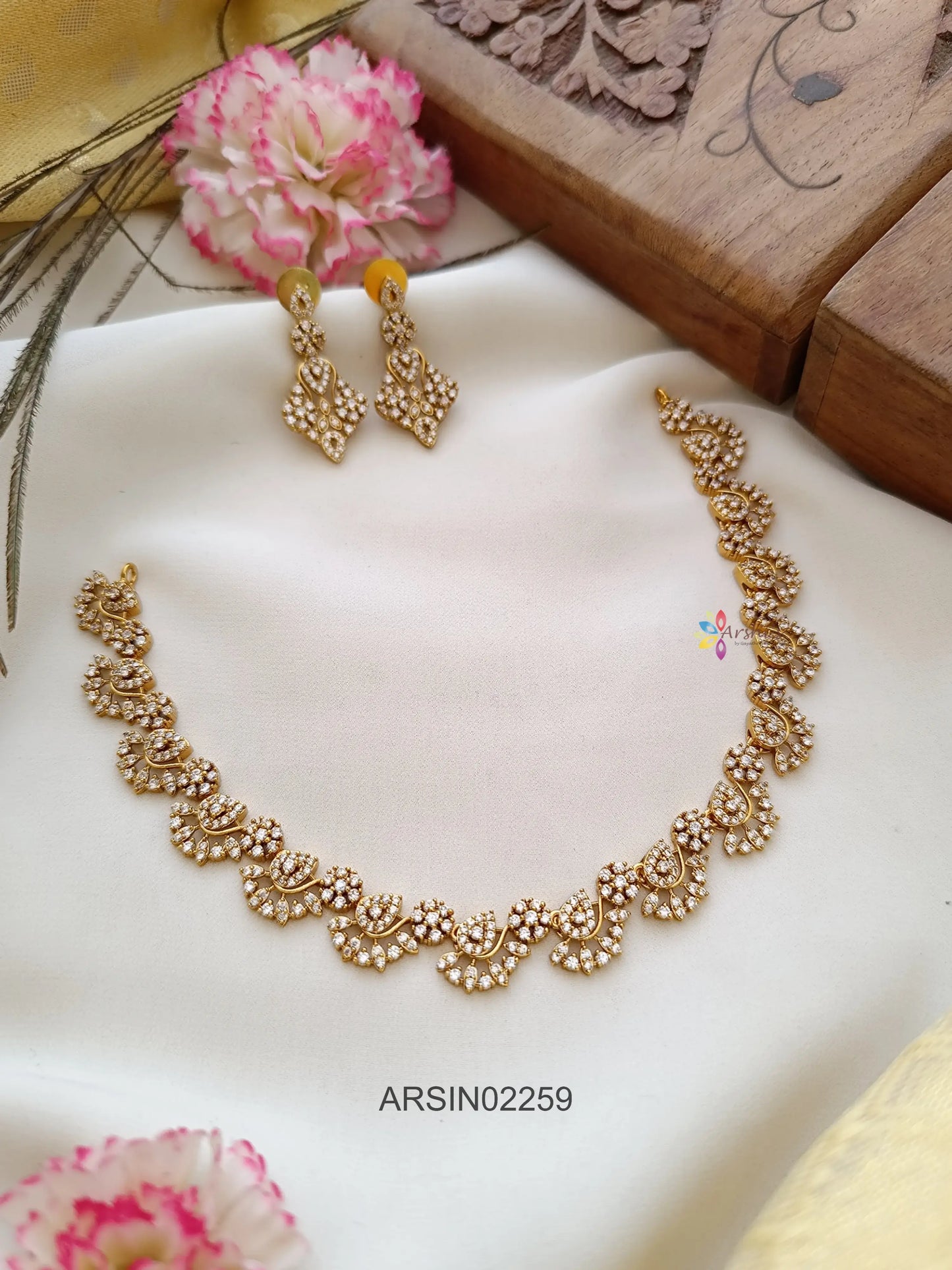 AD Mango Design Necklace