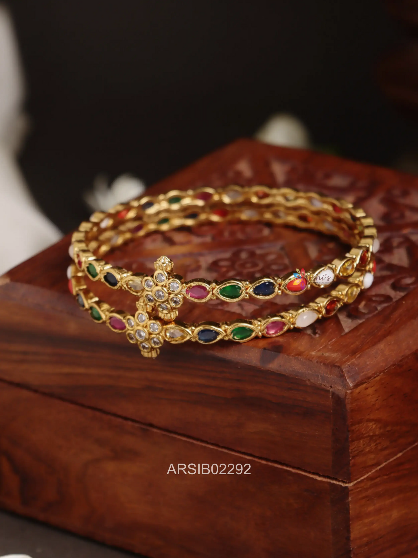 Navarathna Stone Bangles