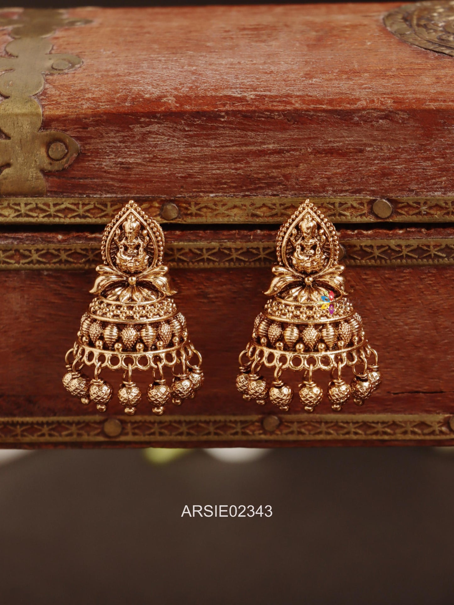 Antique Lakshmi Half Jhumka