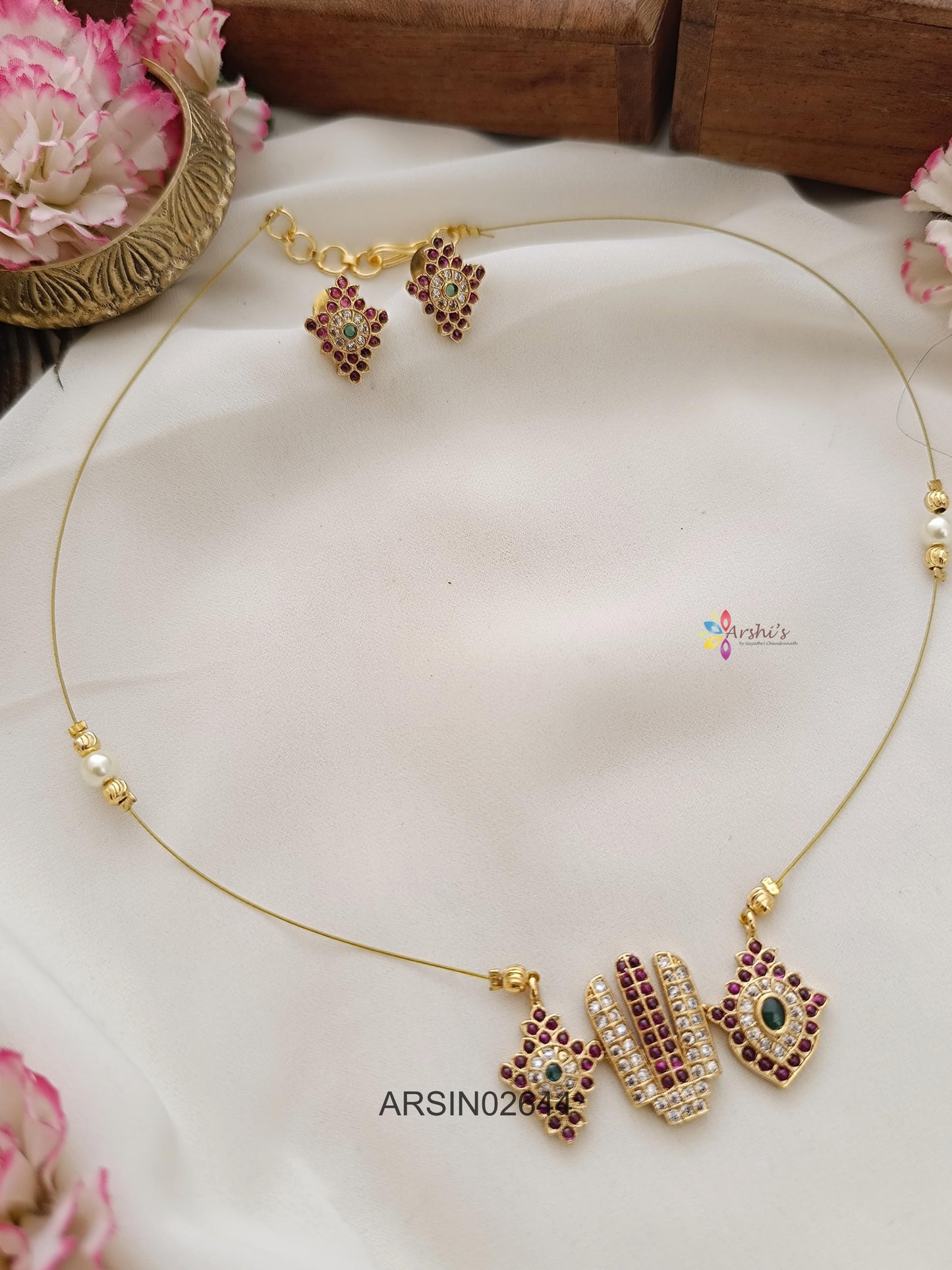 Shanku Chakra Nama Pendant Invisible Necklace