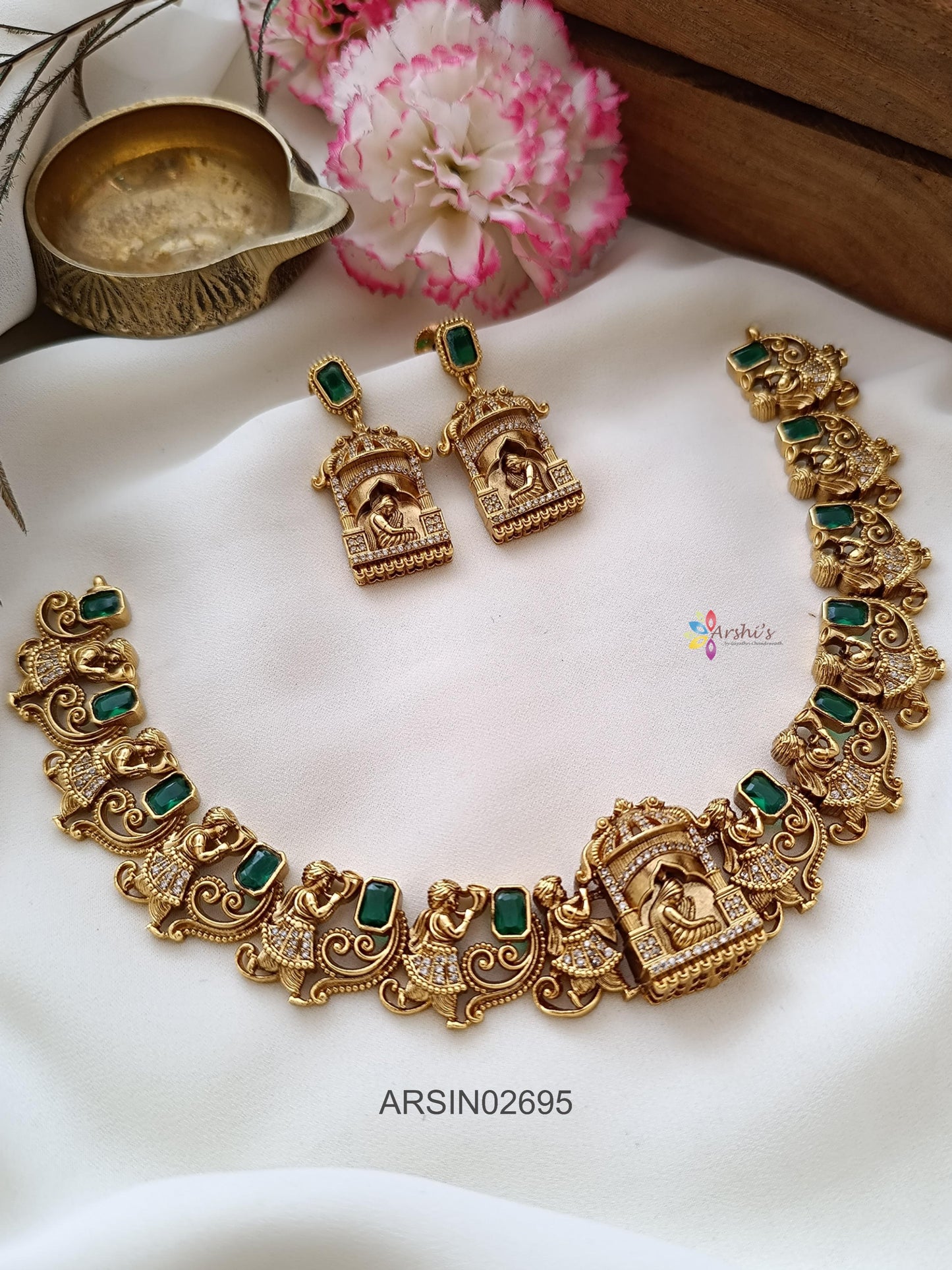 Bridal Pallaki Design Necklace