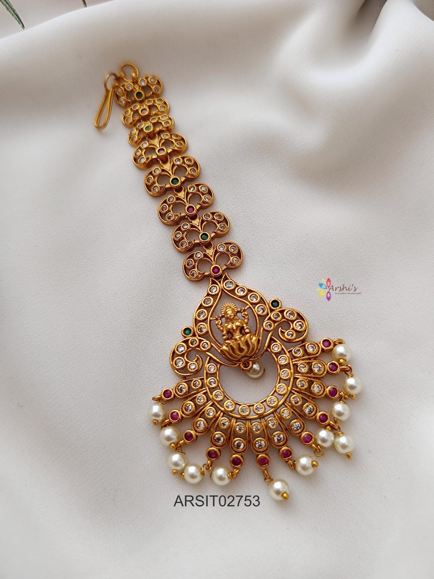 Lakshmi Stone Maang Tikka