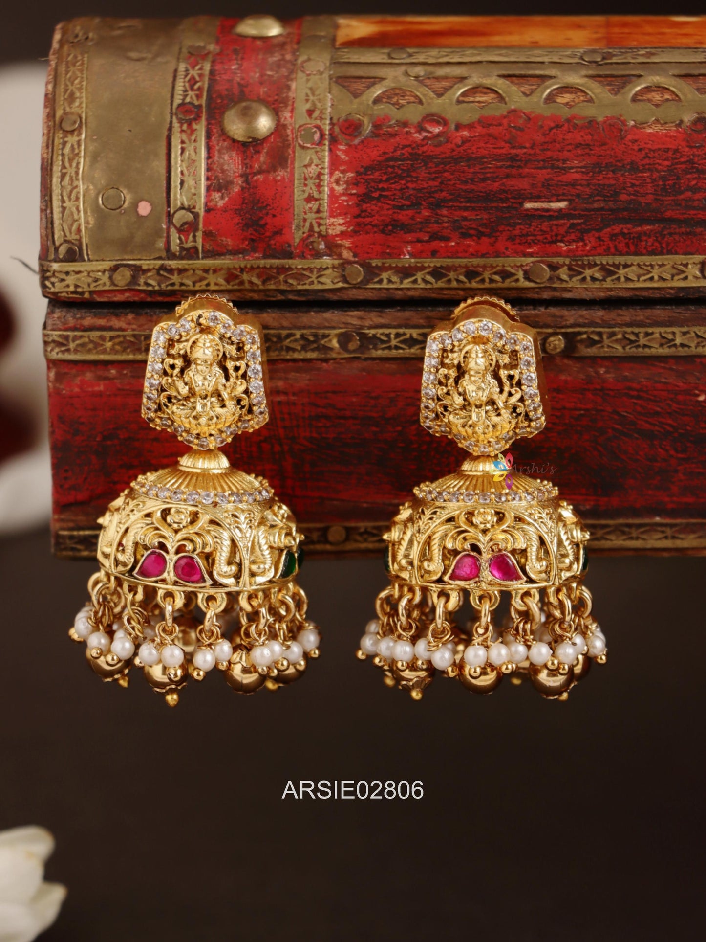Lakshmi Stone Jhumka