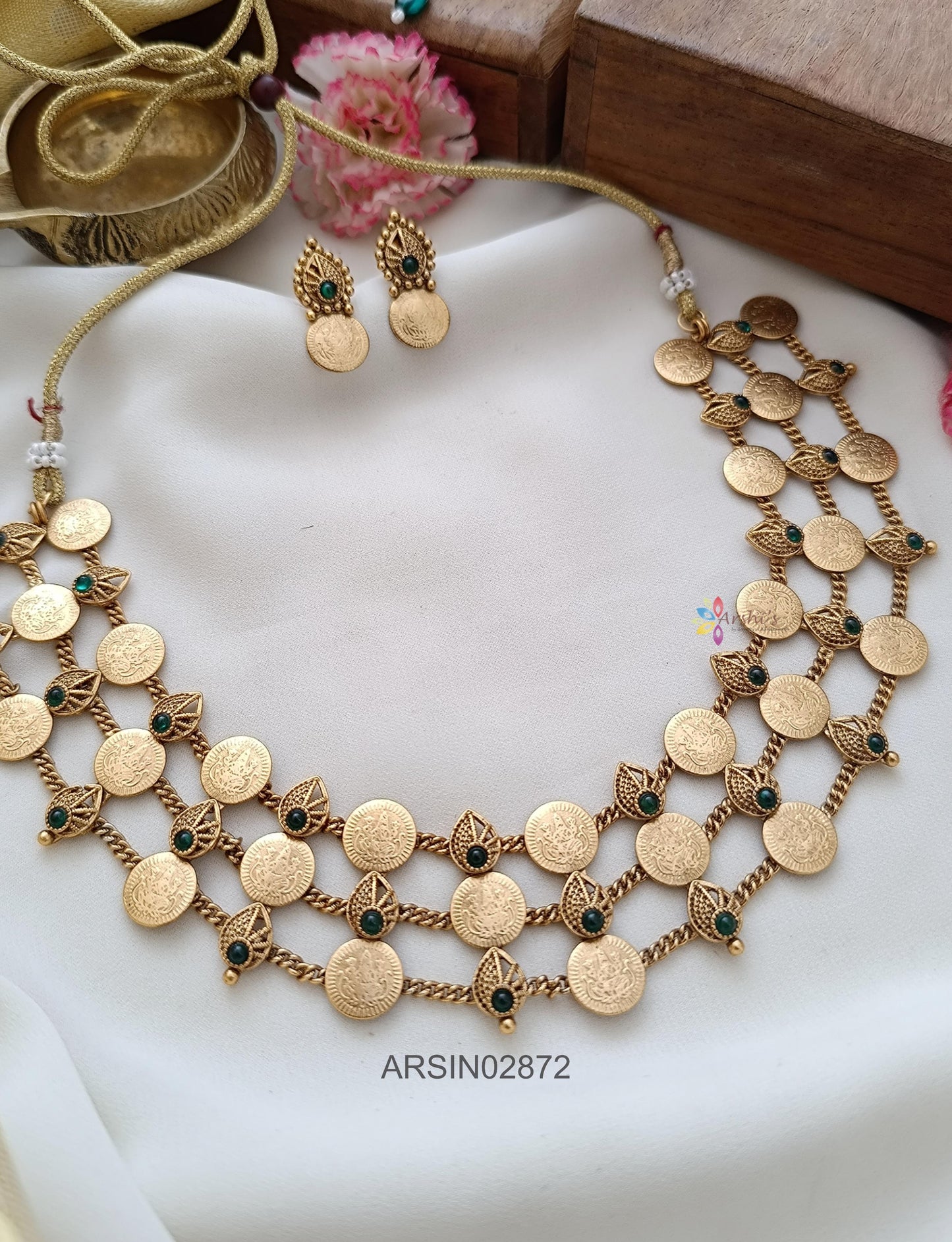 Three Layer Coin Necklace