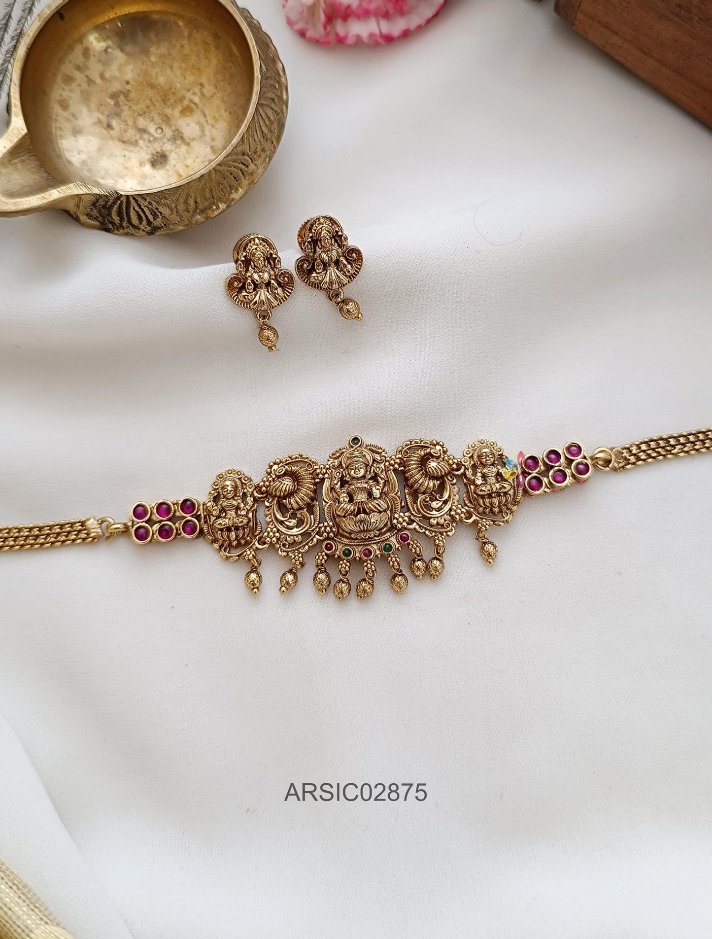 Lakshmi Peacock Choker