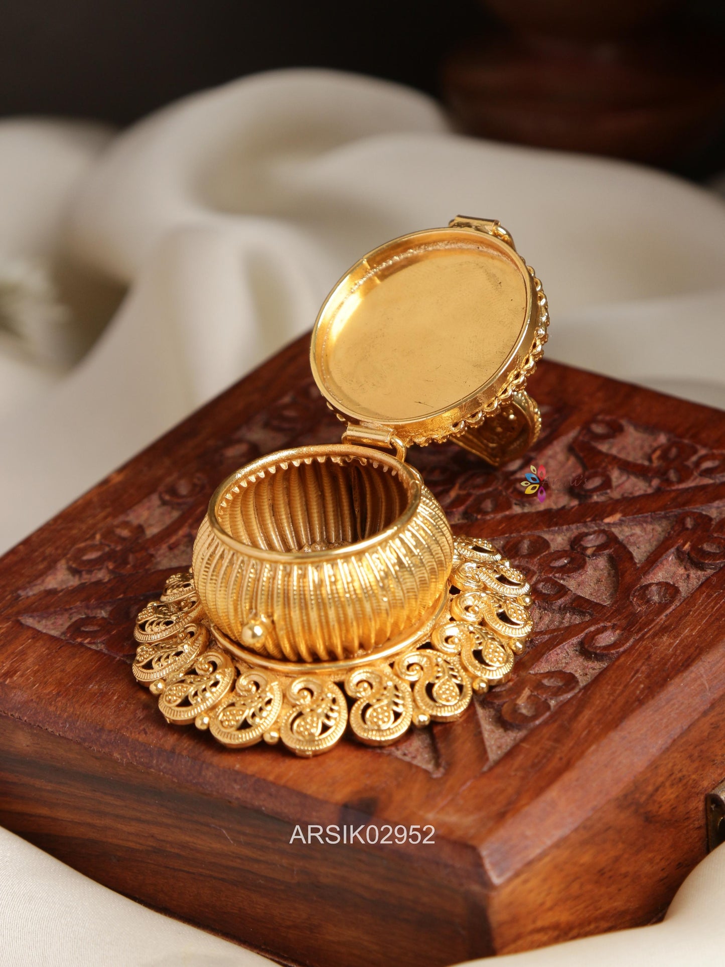 Lakshmi Devi Kumkum Box