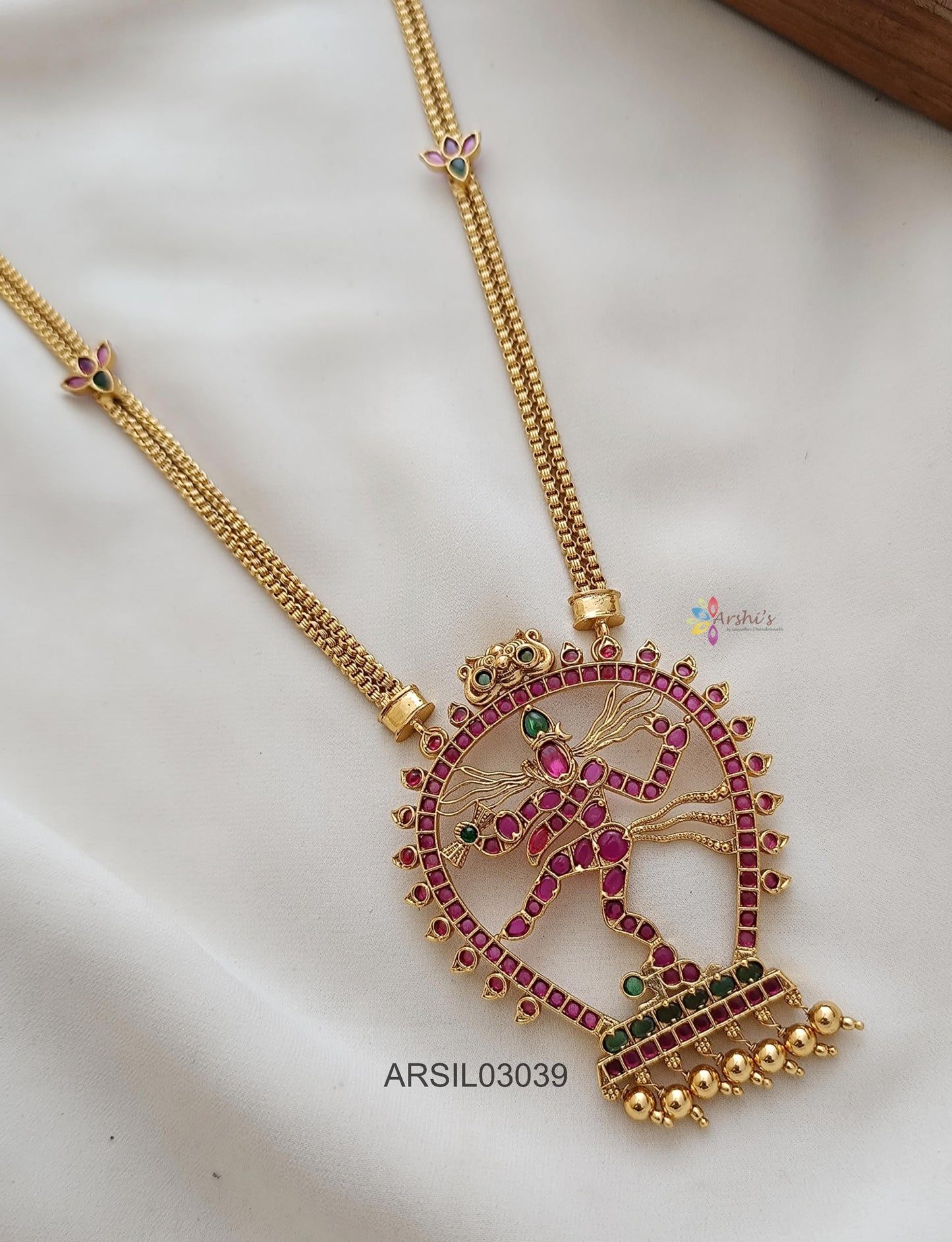 Natraj Pendant Long Necklace