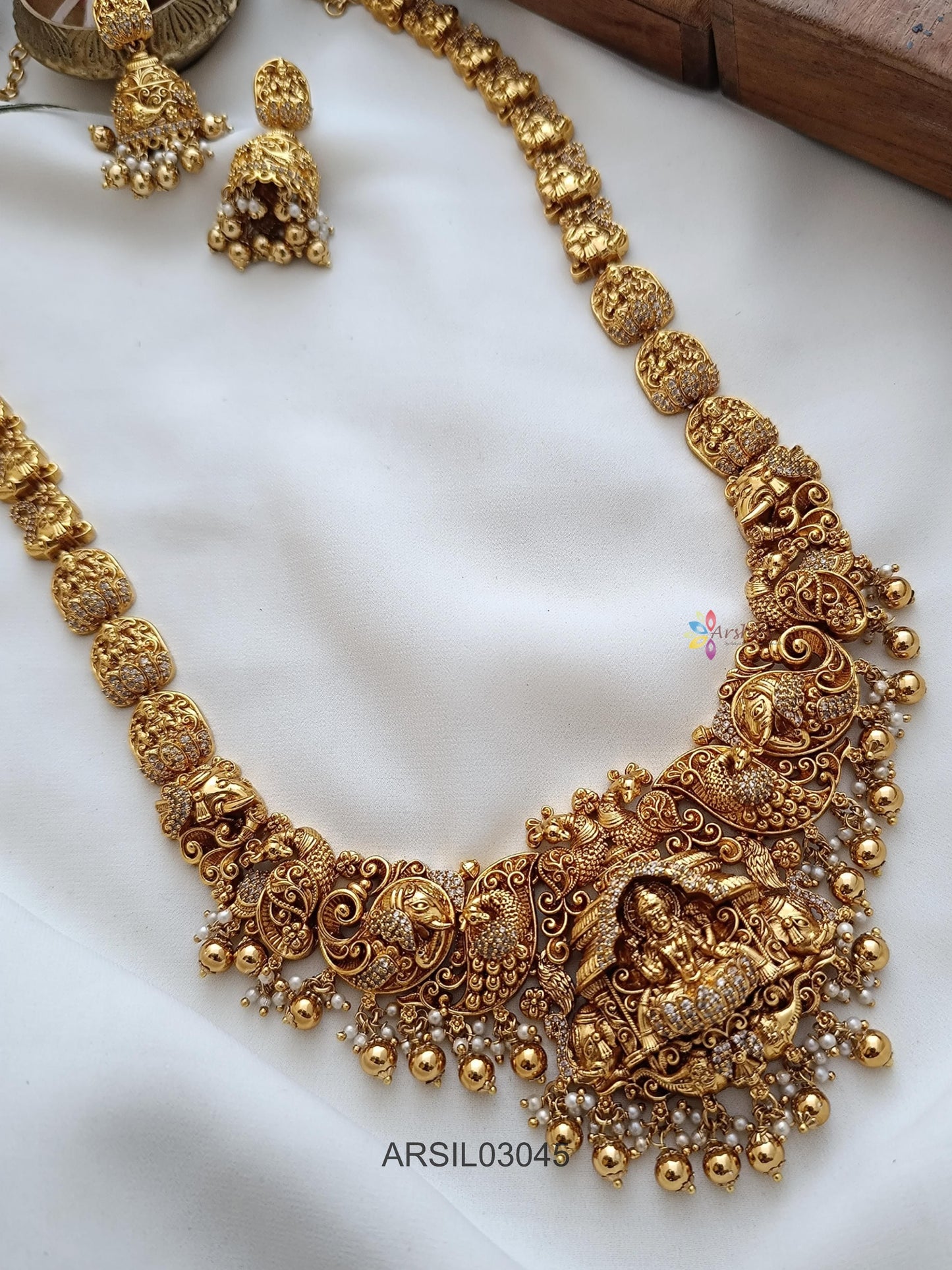Bridal Temple Long Necklace