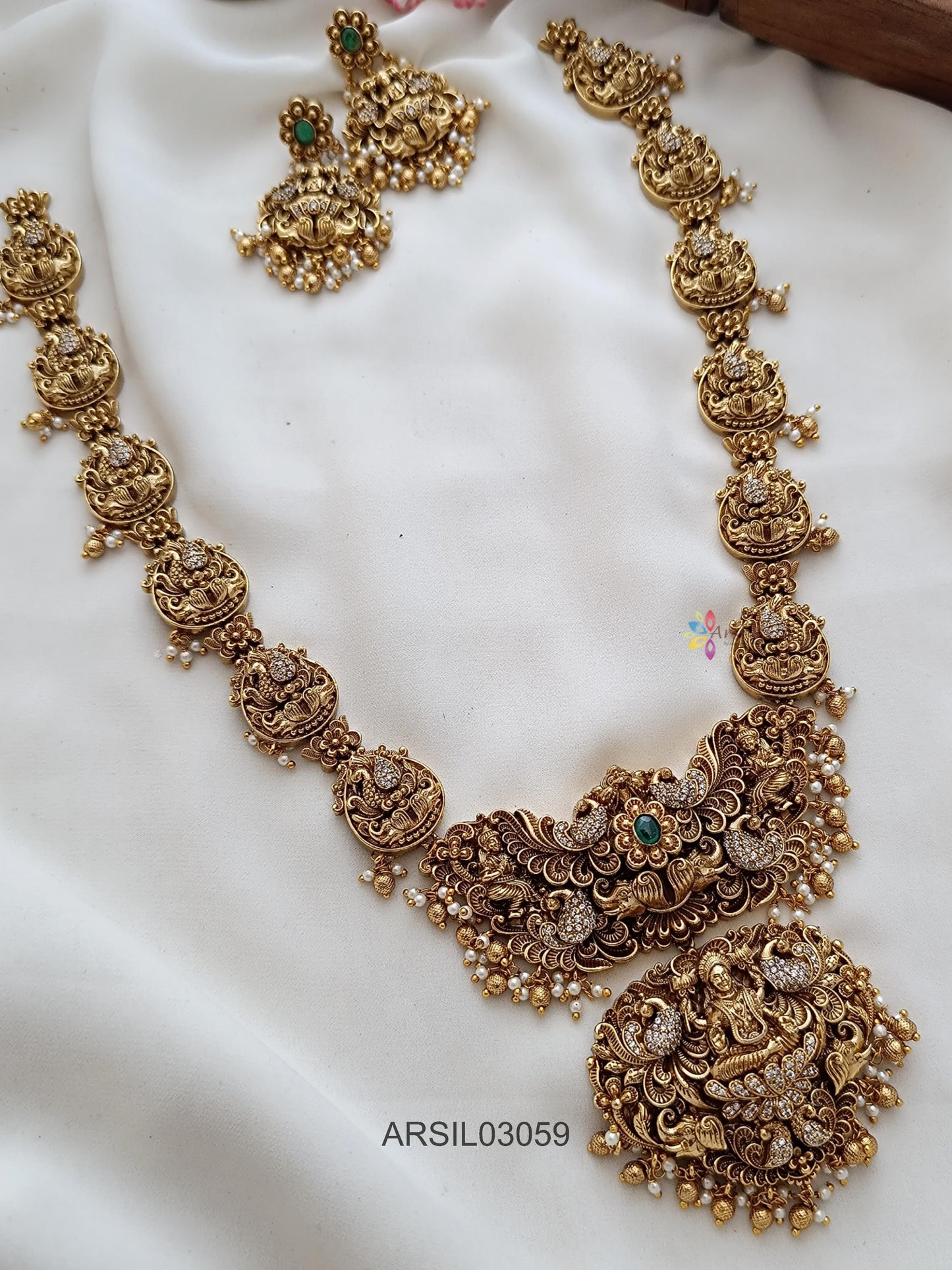 Antique Temple Long Necklace