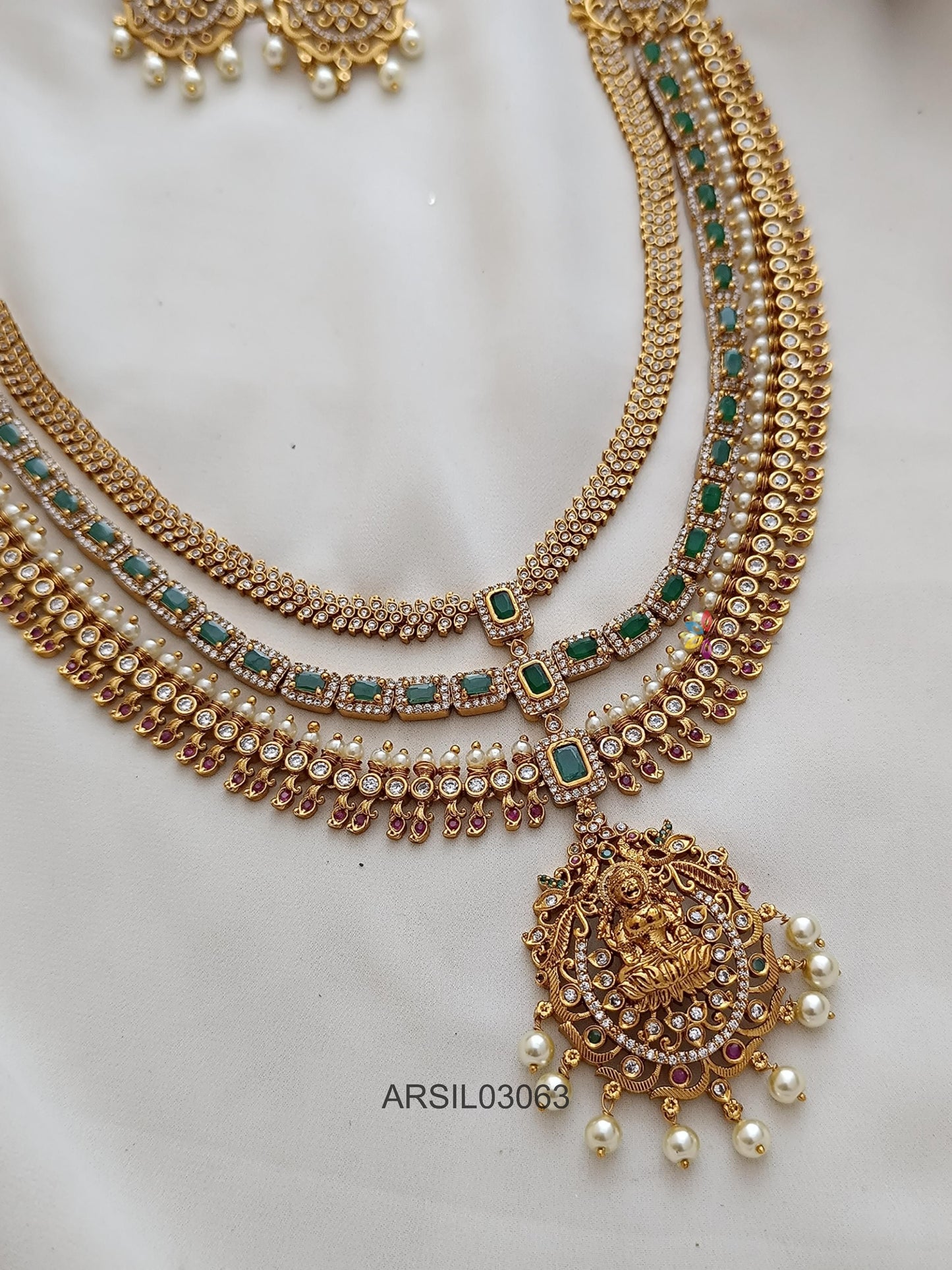 Layer Stone Long Necklace