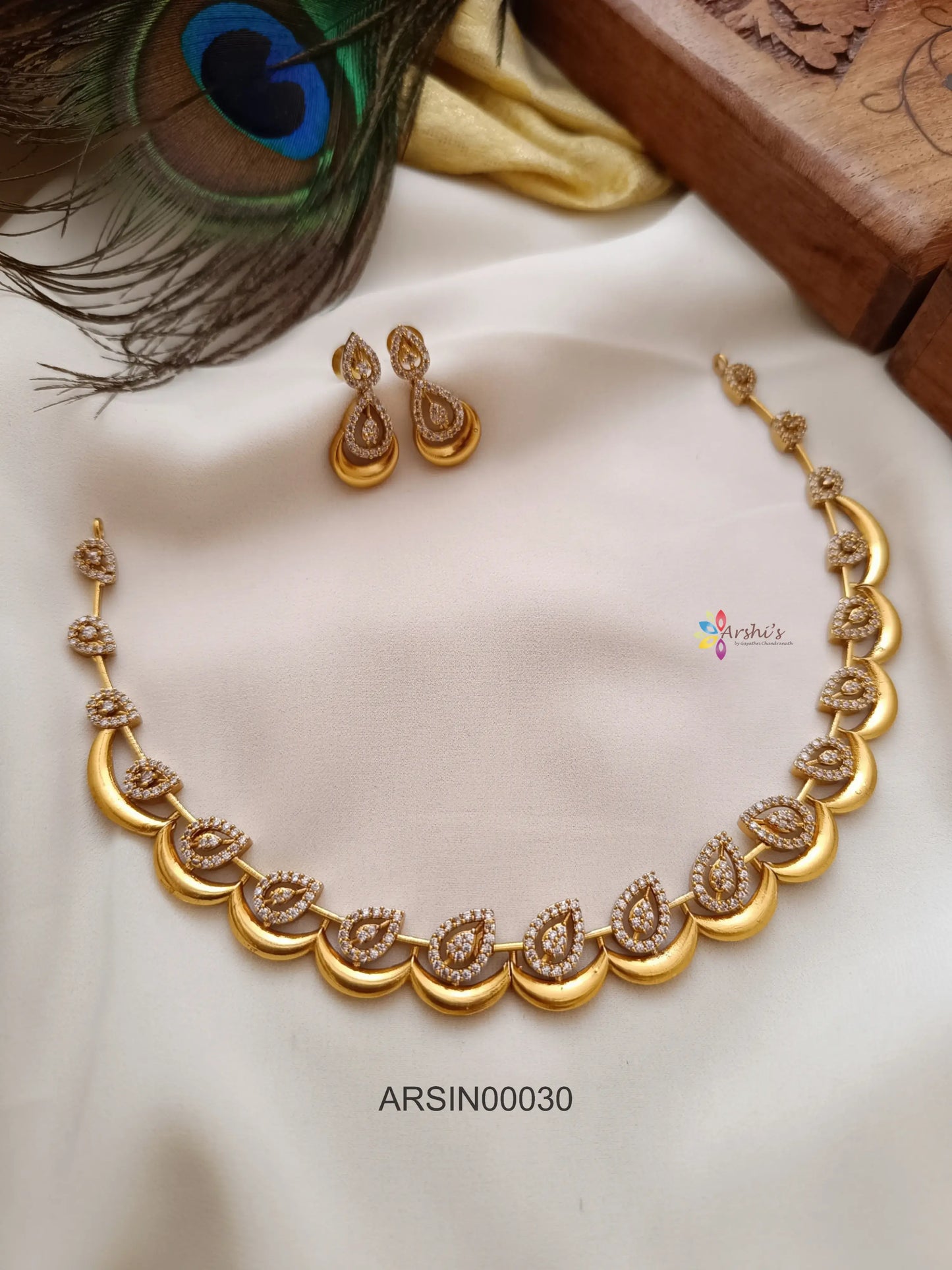 Diamond Look Like Neckset