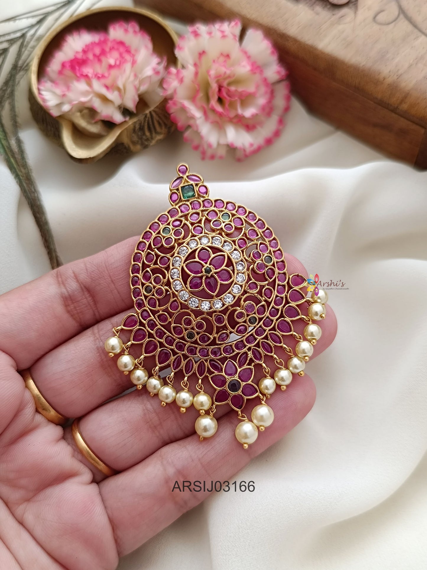 Kemp Stone Hair Brooch