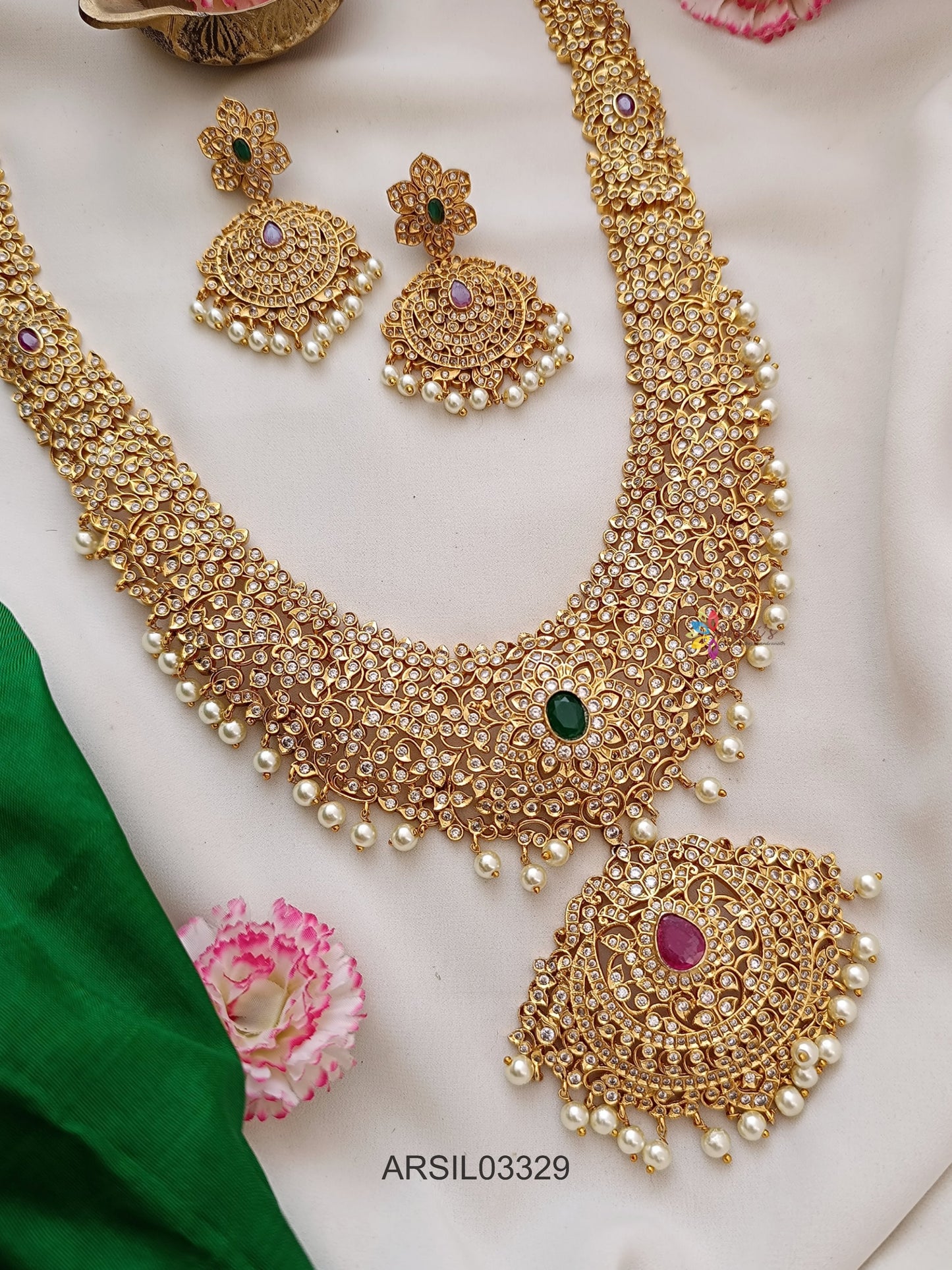 Bridal AD Stone Long Haram