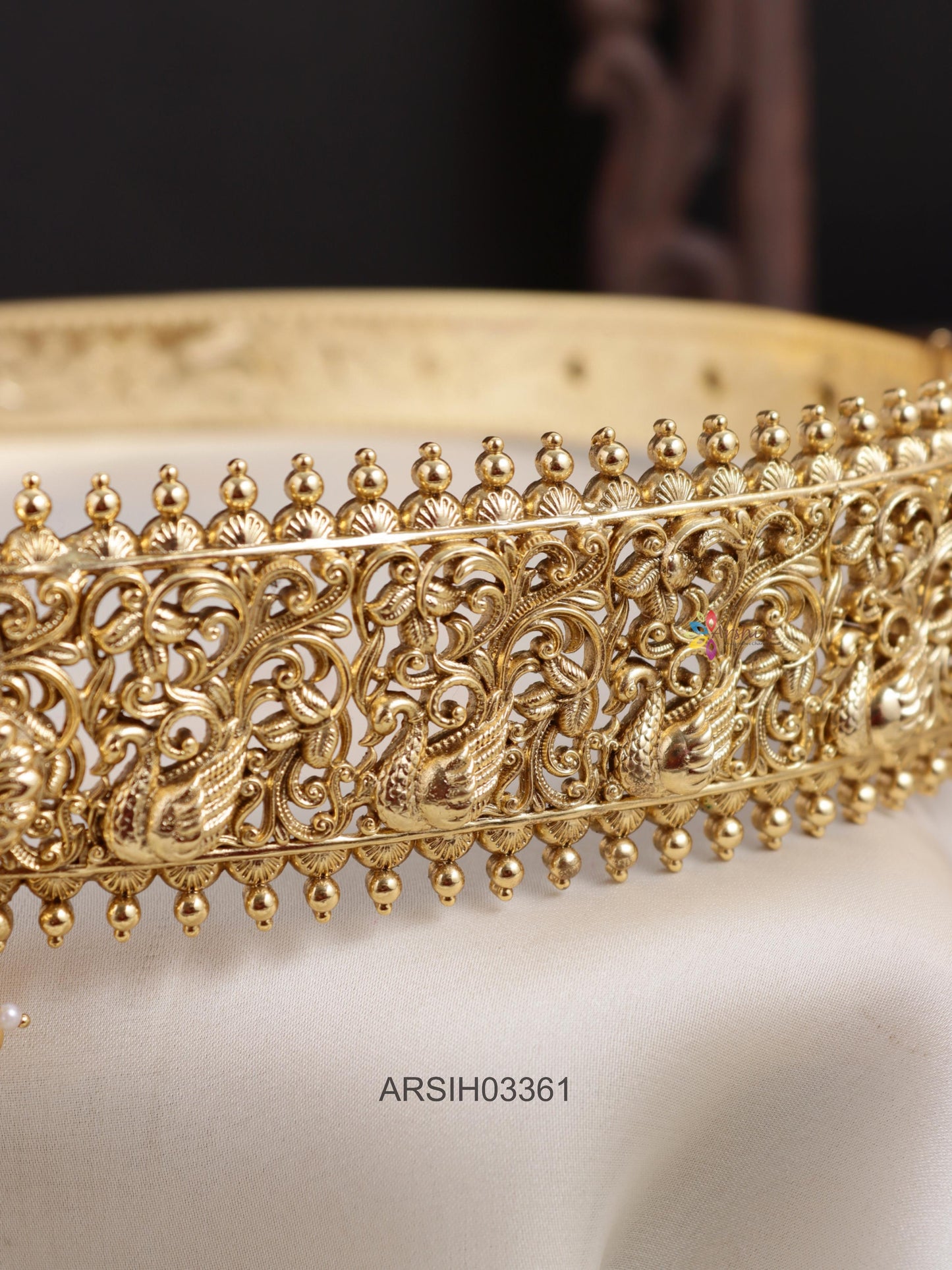 Bridal Emerald Stone Hipbelt