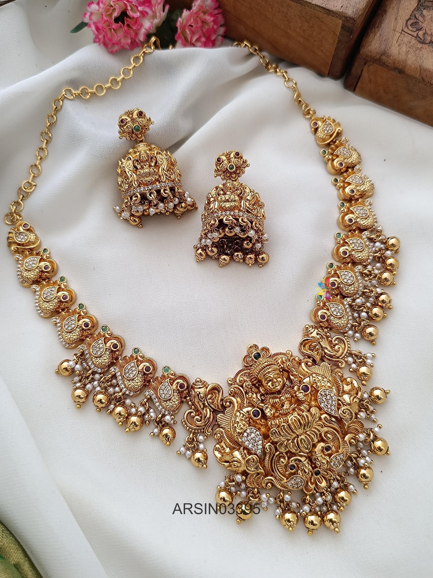 Lakshmi Peacock Necklace