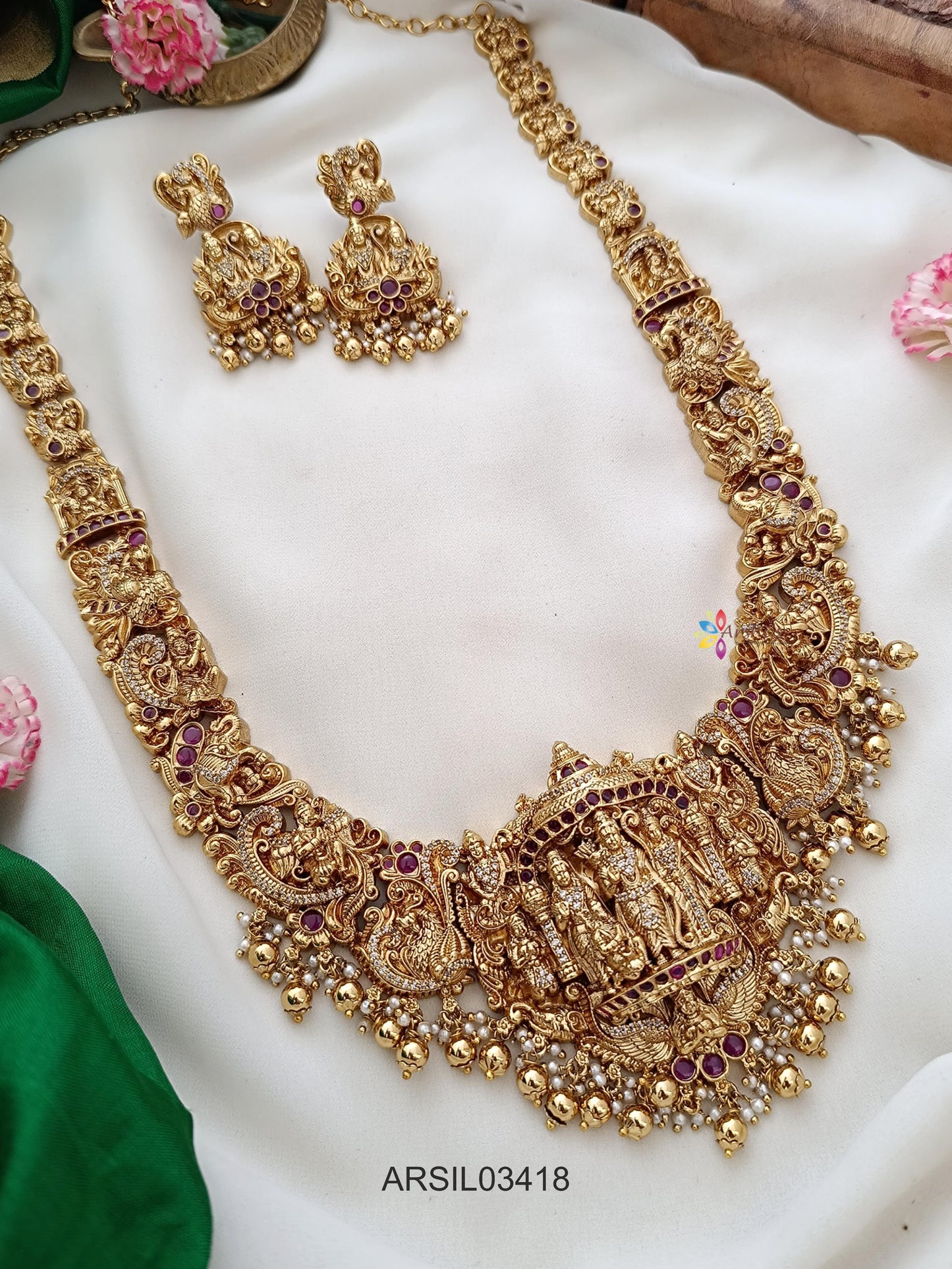 Seetha Rama Klayanam Bridal Long Necklace