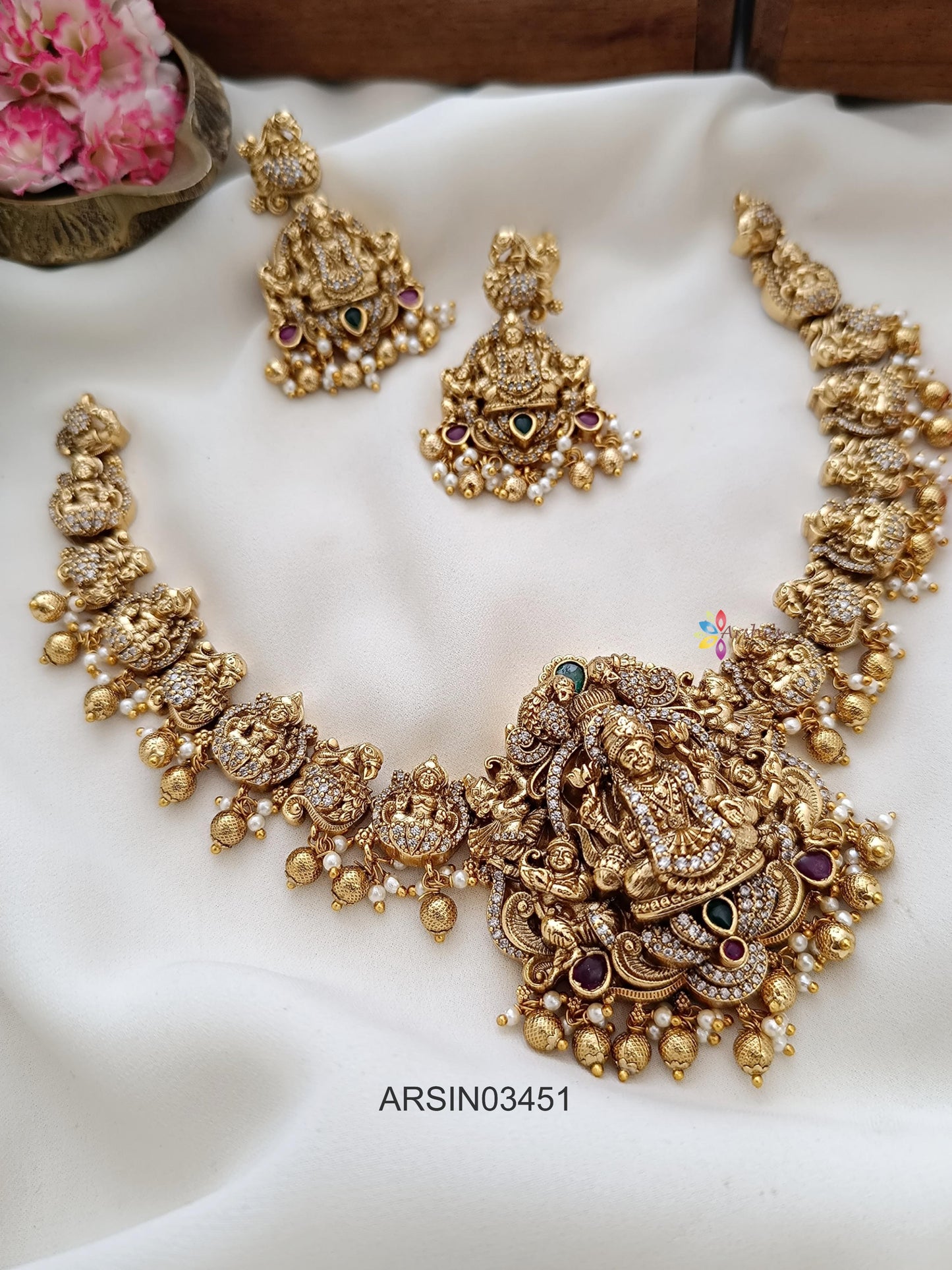 Antique Temple Bridal Necklace