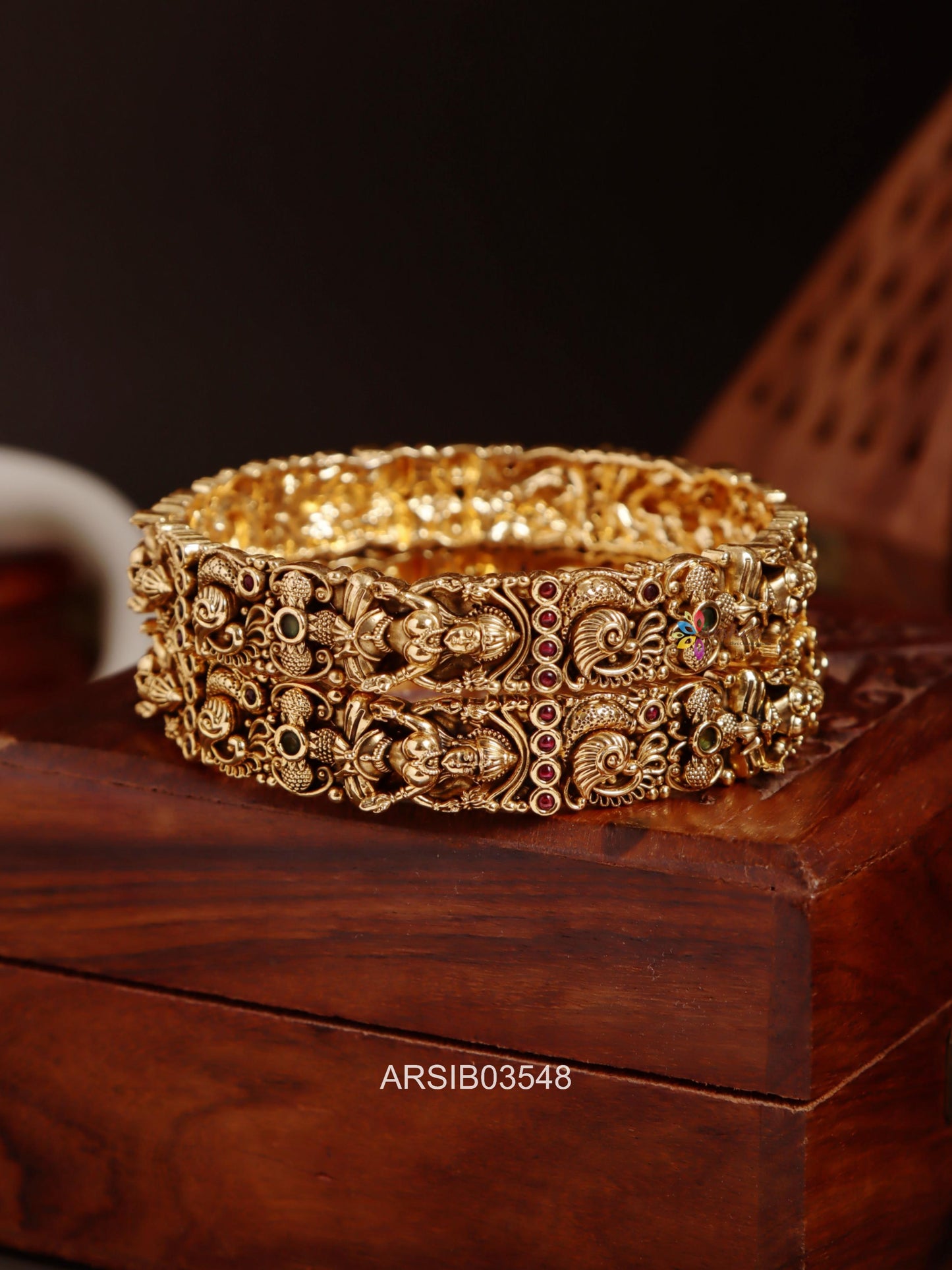 Antique Bridal Temple Bangles