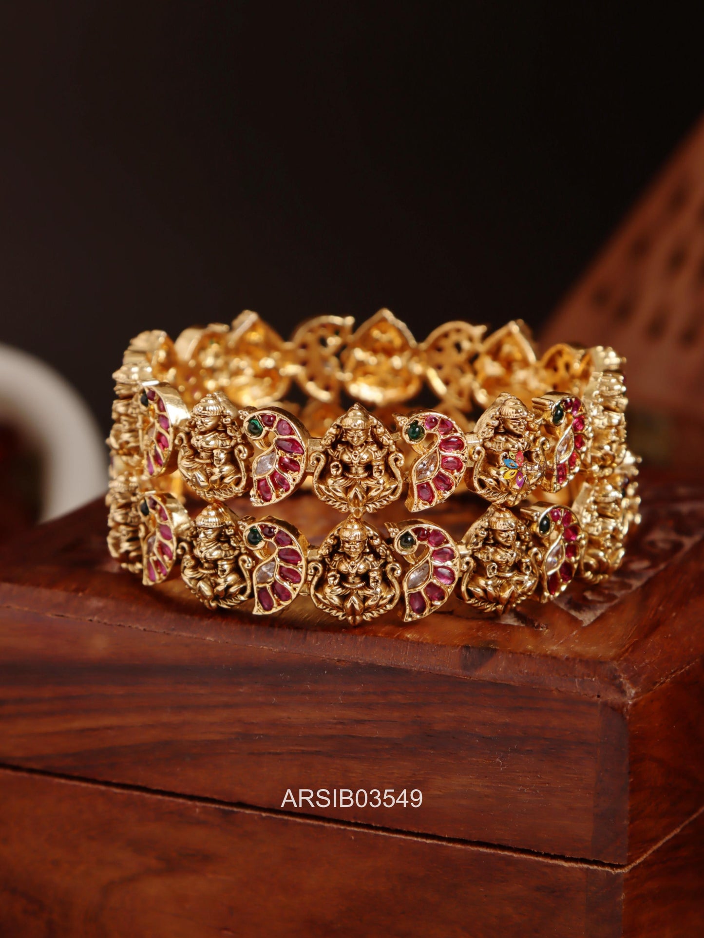Antique Lakshmi Peacock Bangles