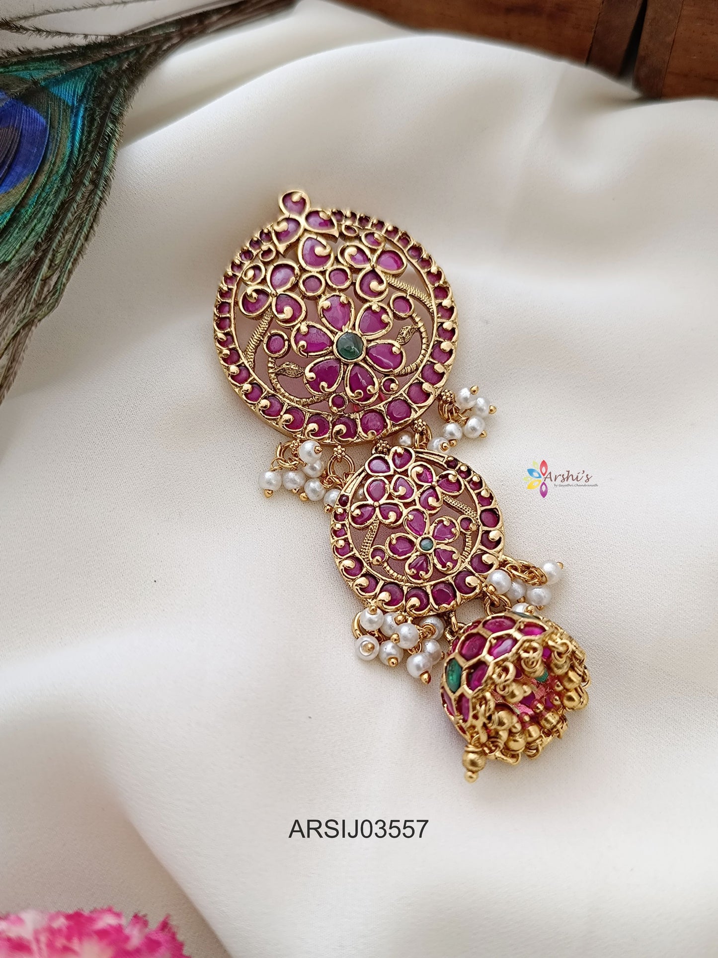 Three Layer Kemp Stone Hair Accessory