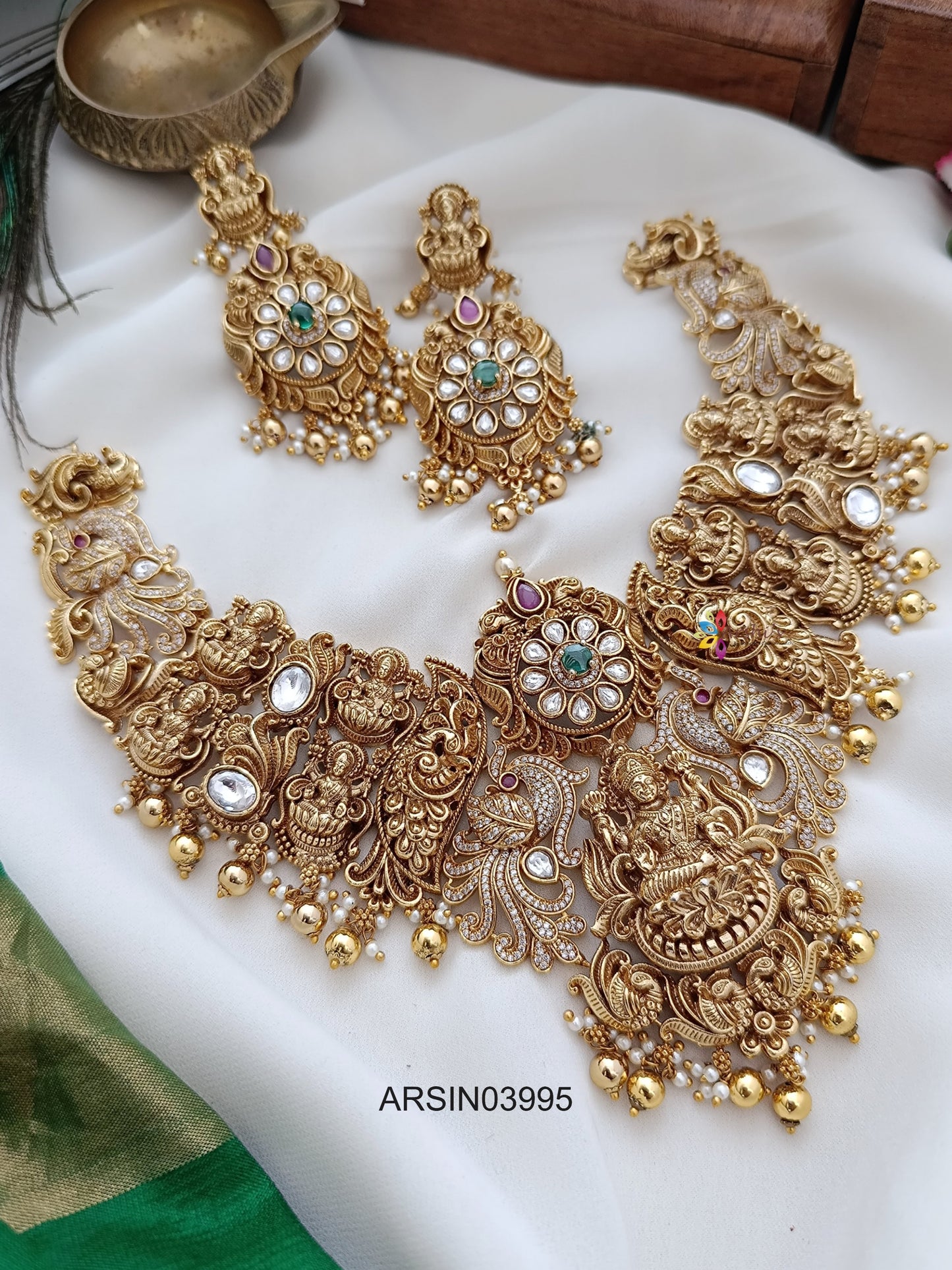 Bridal Antique Temple Necklace