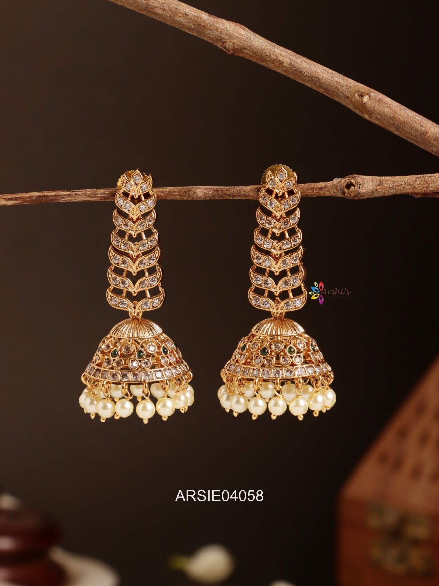 AD Stone Jhumka