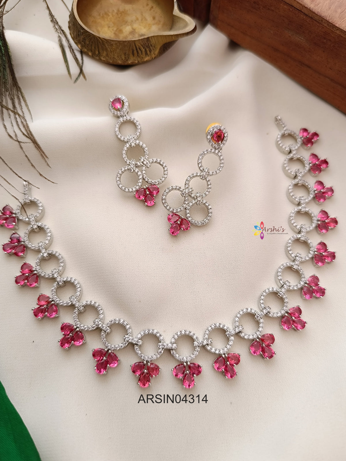 Red Rosium Polish Necklace