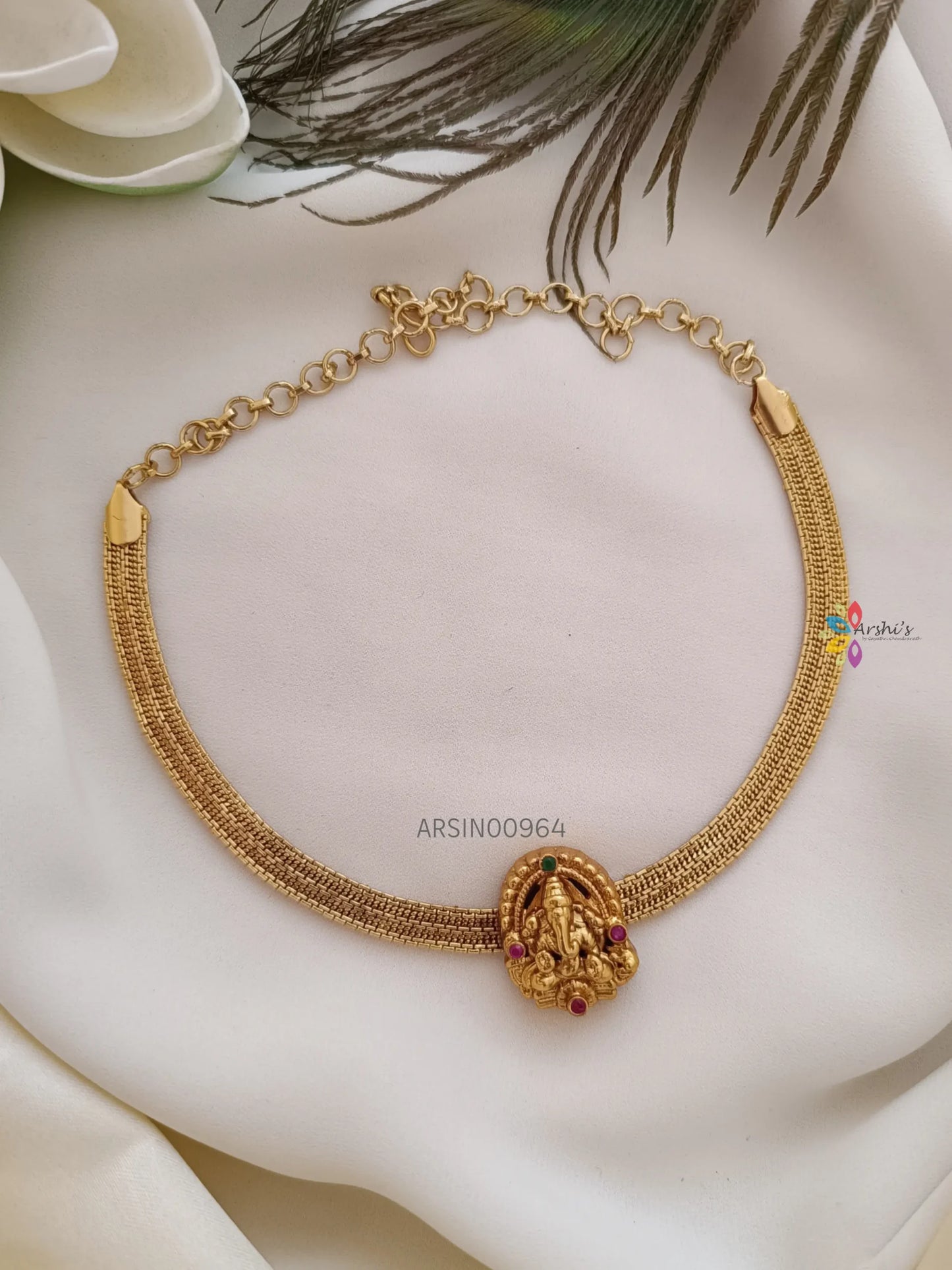 Ganesha Pendant Necklace