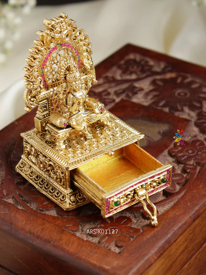 Goddess Lakshmi Kumkum Box