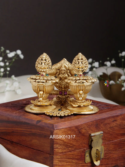 Vintage Temple Kumkum Box