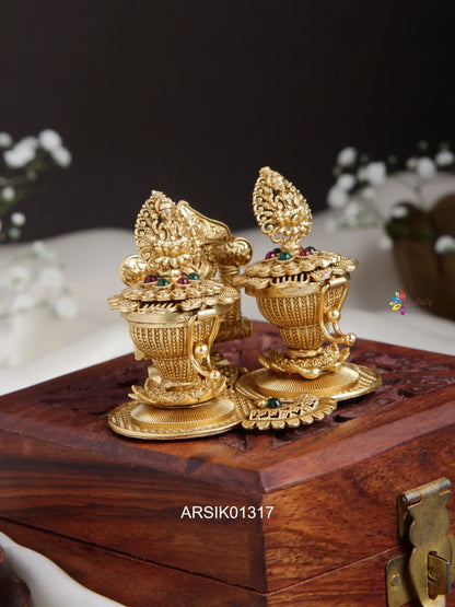 Vintage Temple Kumkum Box