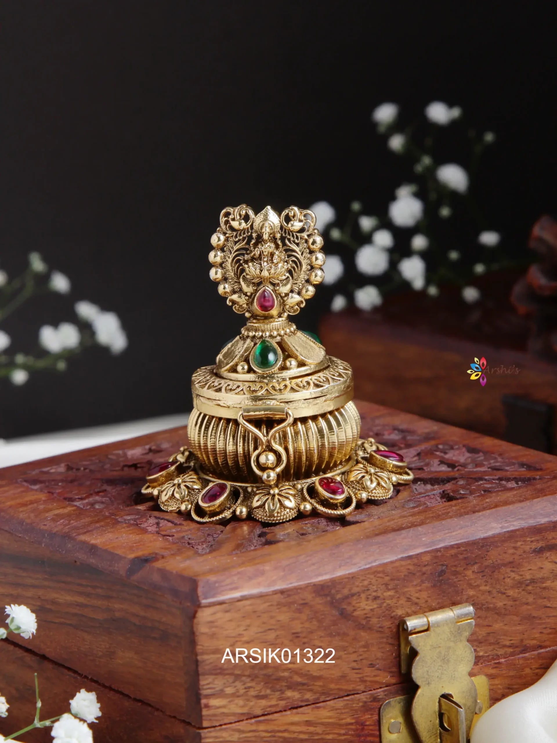 Antique Design Kumkum Box – Arshis