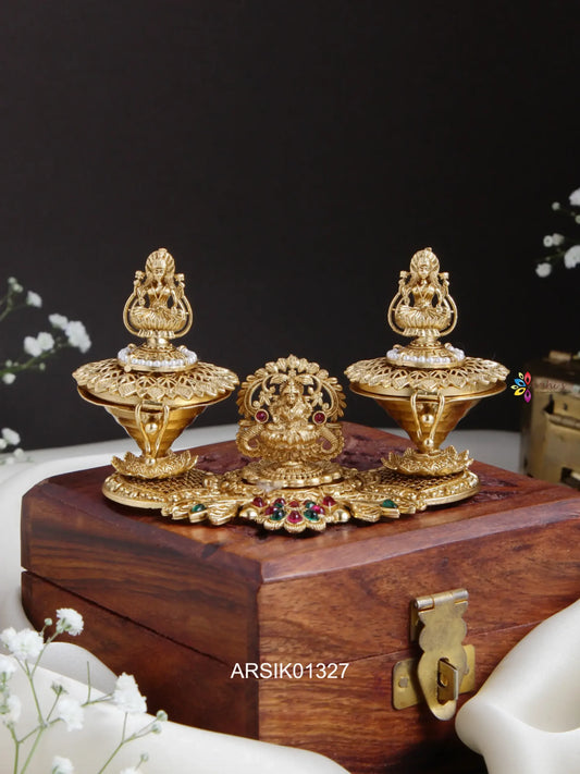 Crafted Lakshmi Design Kumkum Box