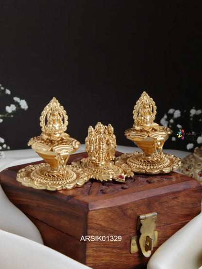 Seetha Rama Design Kumkum Box