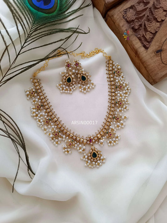 Classic Guttapusalu Necklace Set