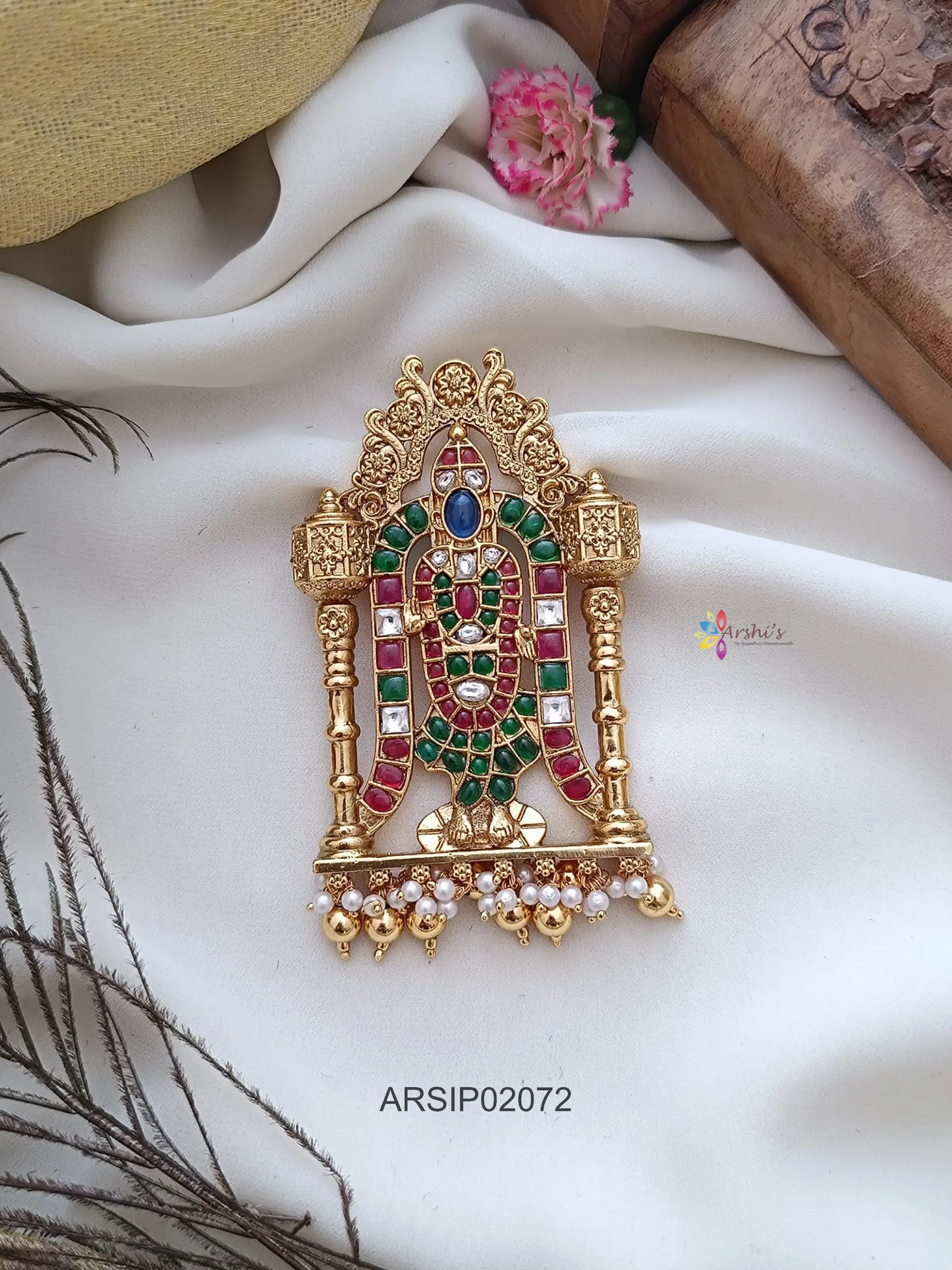 Jadau Kundan Shri Vittal Pendant