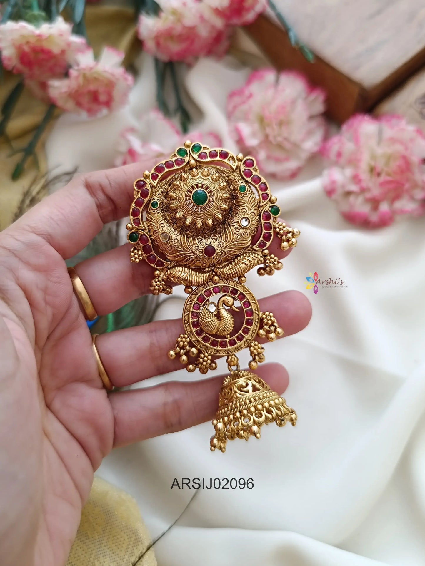 Three Layer Kemp Hair Brooch