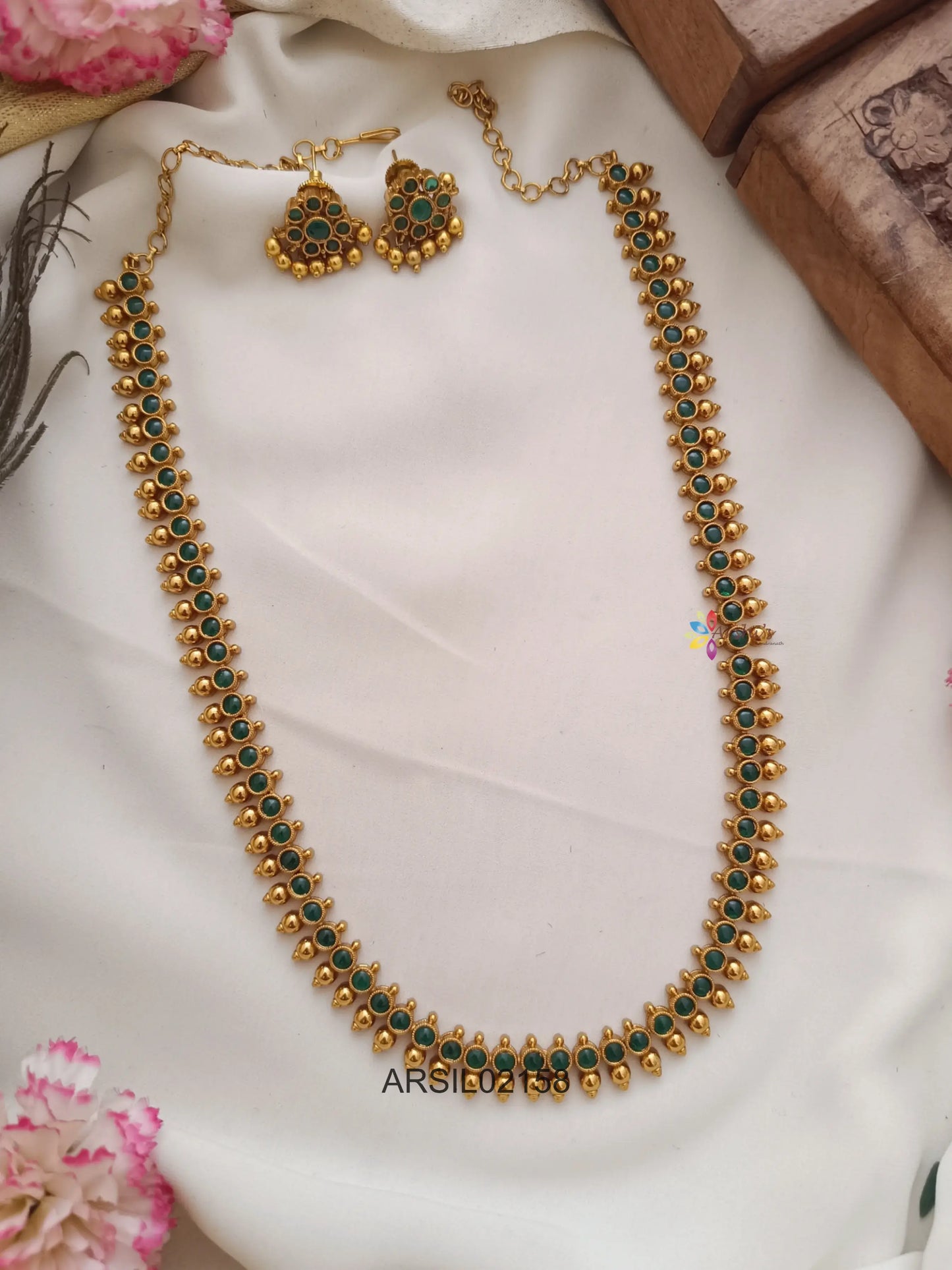 Emerald Stone Simple Long Haram