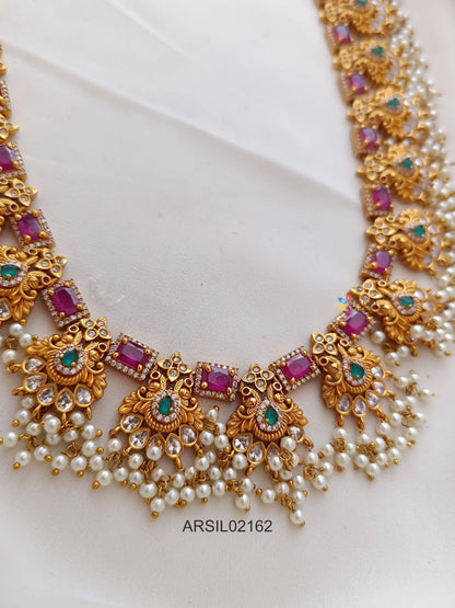 Ruby Stone Guttapusalu Long Haram