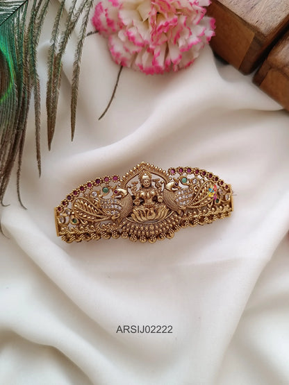 Dual Peacock Lakshmi Hairclip